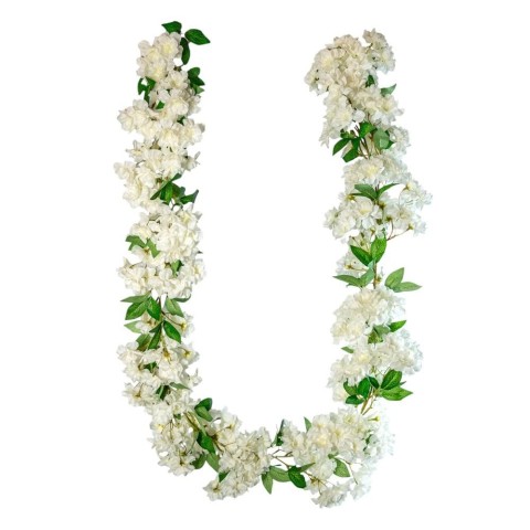 GHIRLANDA FIORI D PESCO CREMA